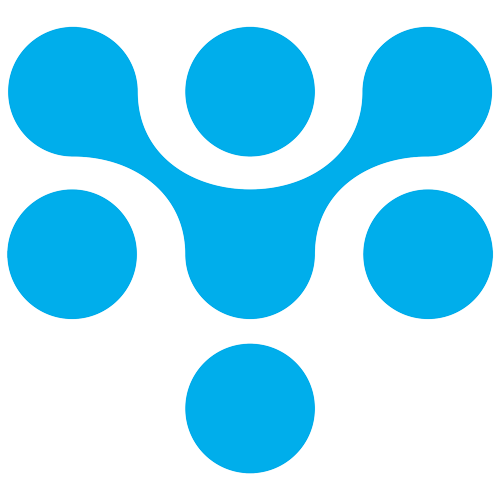 Vlibe social network for app screenshots, the stylized blue logo of the app-sharing community where people share and discover apps